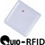 Access control RFID NFC wall reader Wiegand 26 wiegand 34 CE certified QU-08N